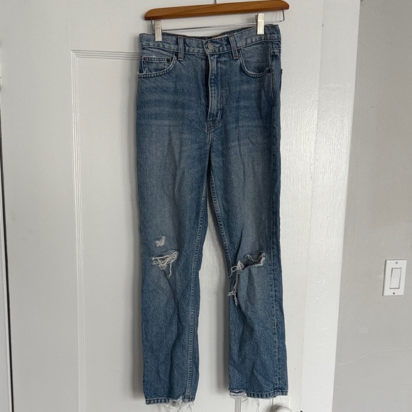 Reformation Light Blue Jeans - Picture 1 of 6